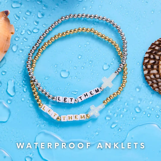 HOLY WATER ANKLETS - LET THEM