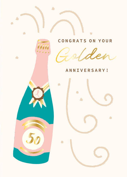 50 Years Together Anniversary Card