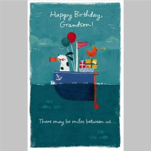 Grandson Birthday Card