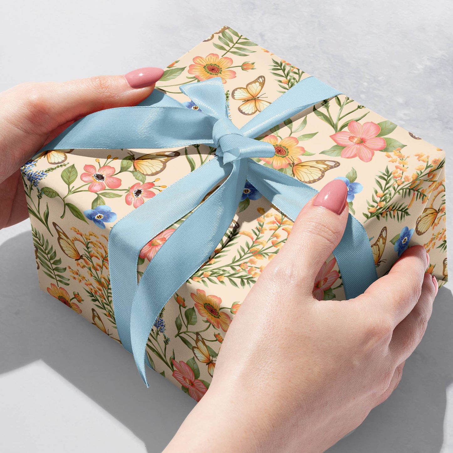 Butterfly Floral - Gift Wrap Rolls