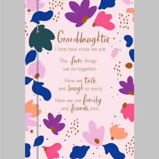 Granddaughter Birthday Card