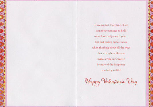 Daughter Valentines Day Card