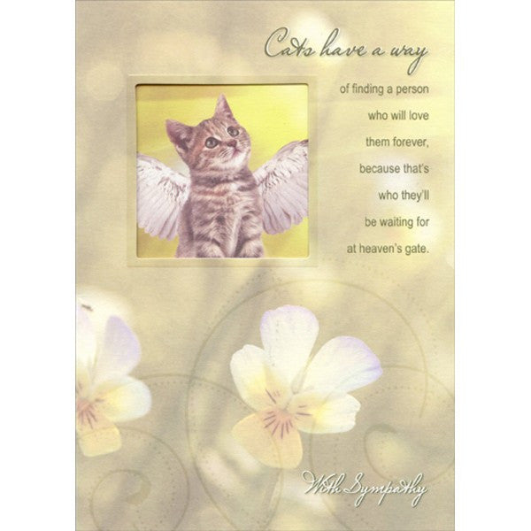 Loss of Cat - Sympathy Card