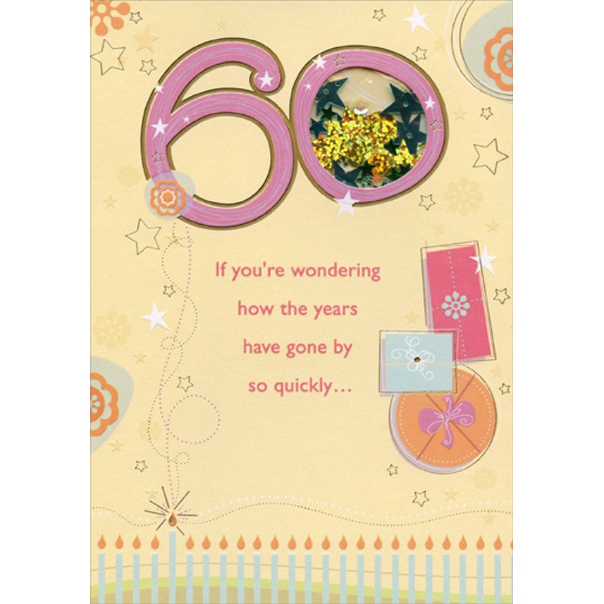 60th Milestone Birthday Card