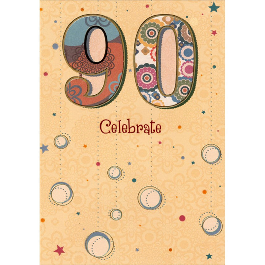 90th Birthday Card