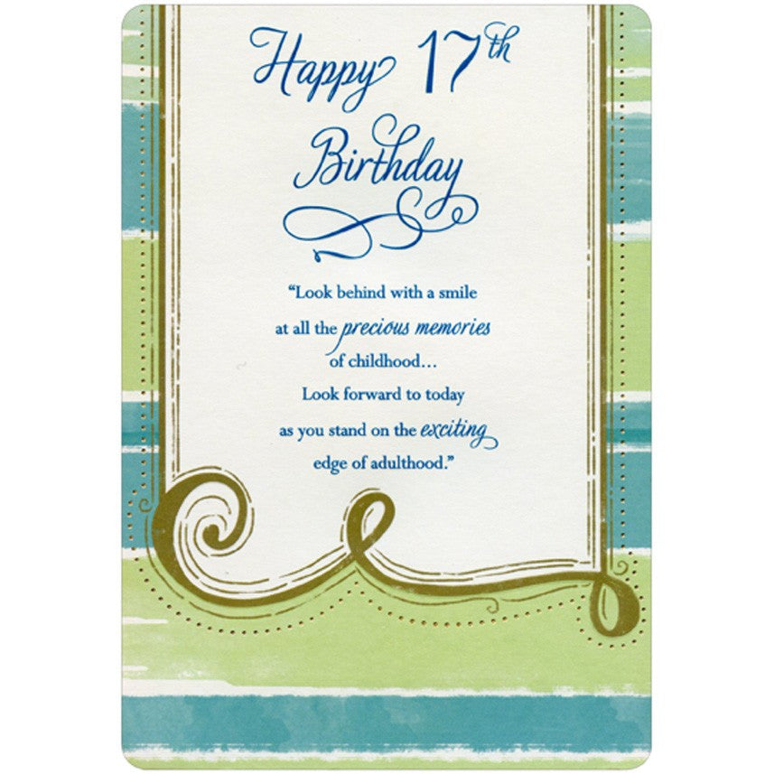 17th Birthday Card