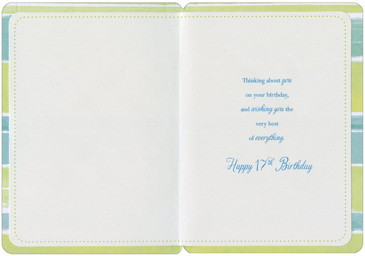 17th Birthday Card