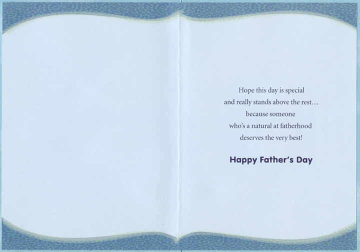 Sky Writing Airplane Father's Day Card