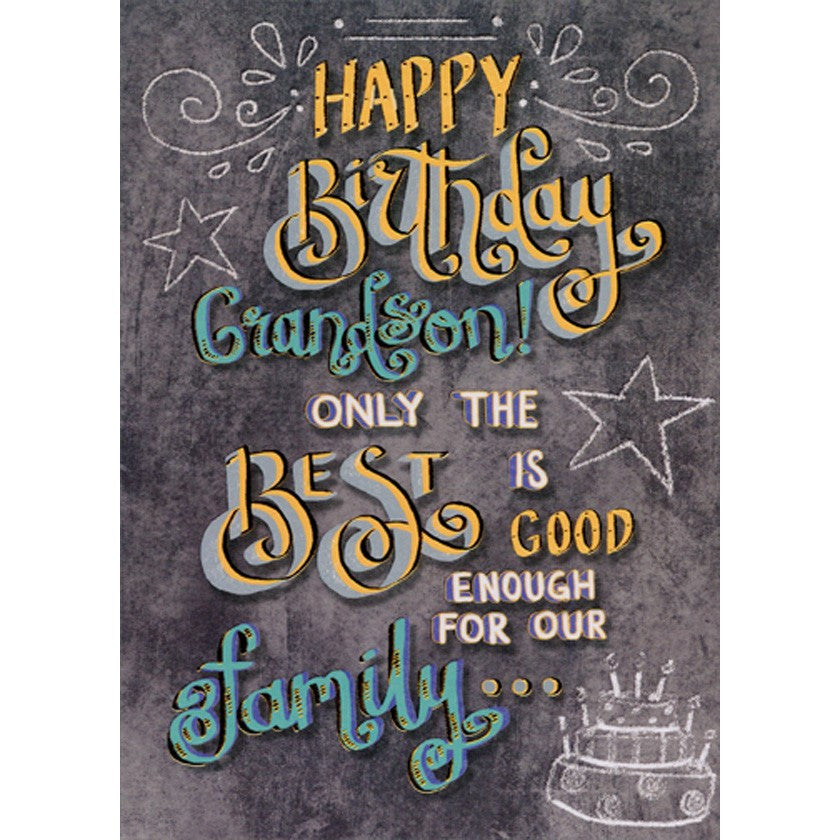 Grandson Birthday Card