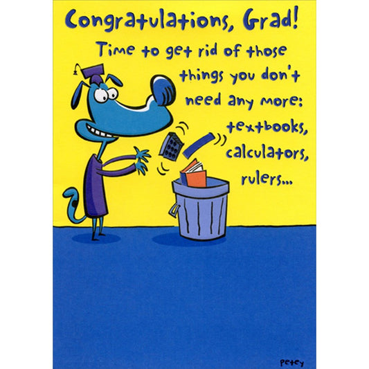 Humorous Graduation Congratulations Card