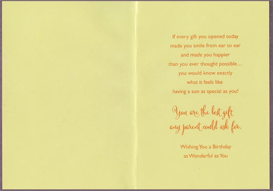Son Birthday Card