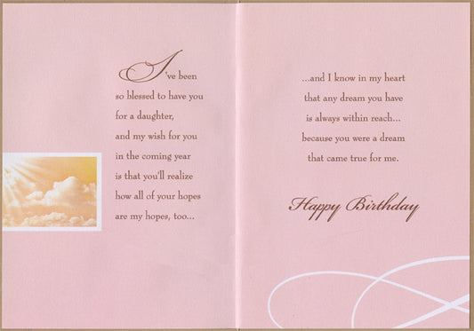 Daughter Birthday Card
