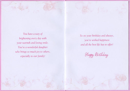 Daughter Birthday Card
