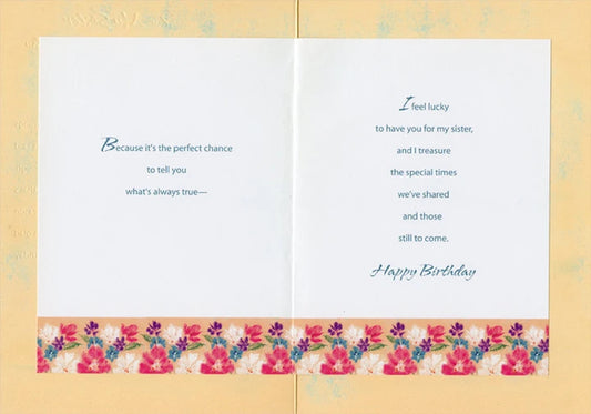 Sister Birthday Card