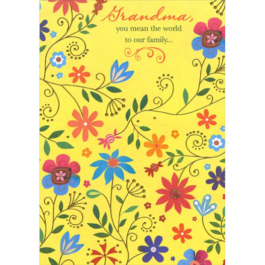 Grandma Birthday Card