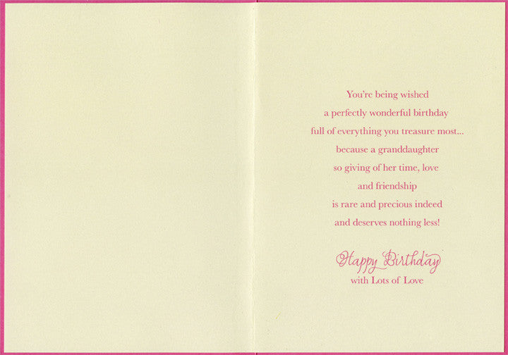 Granddaughter Birthday Card