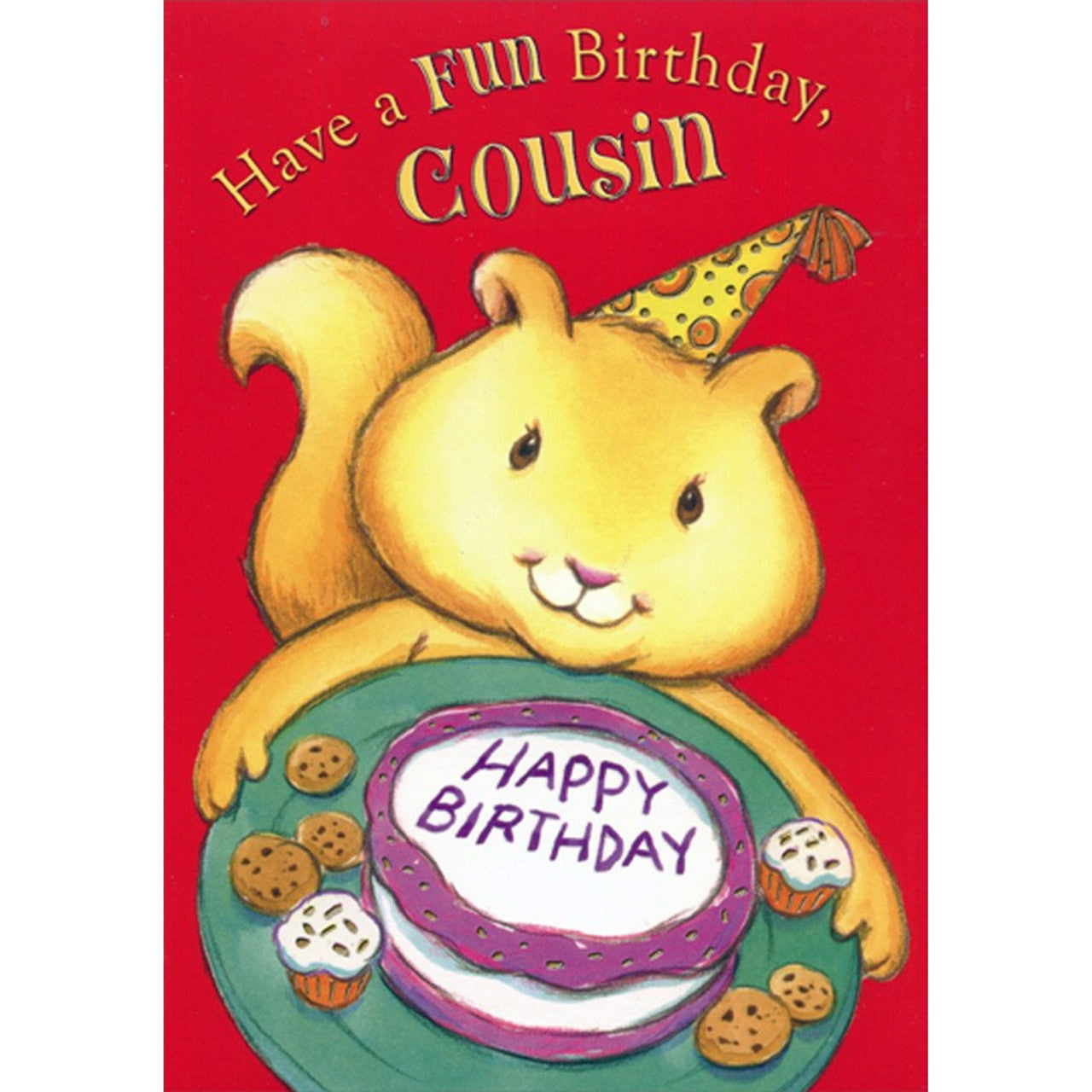 Juvenile Birthday Card for Young Cousin