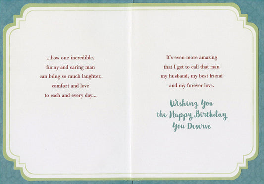 Husband Birthday Card