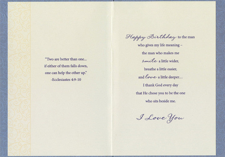 Husband Birthday Card