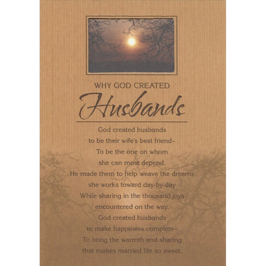 Husband Birthday Card