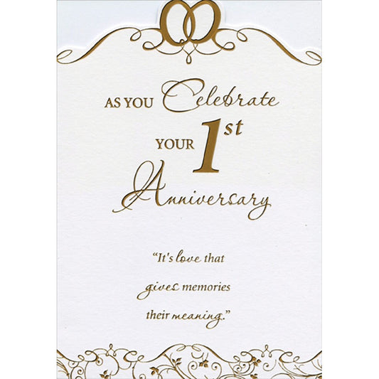 1st Anniversary Card
