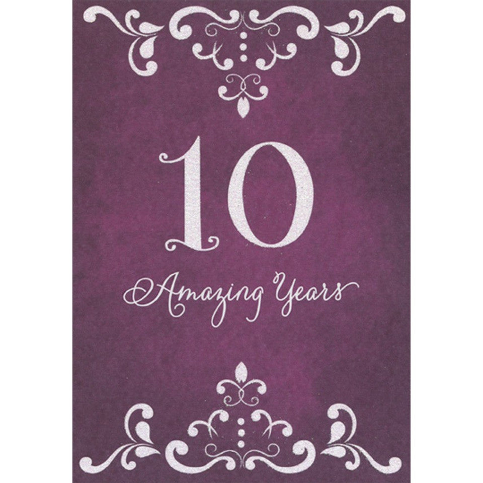 10th Anniversary Card