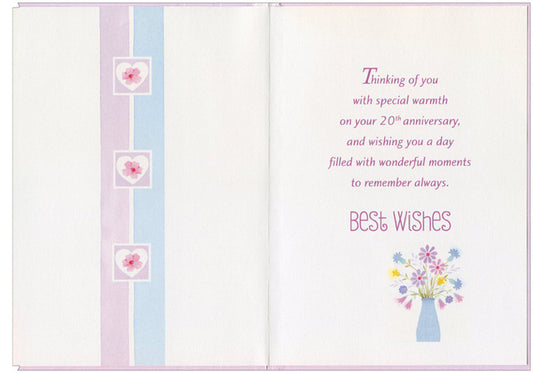 20th Anniversary Card