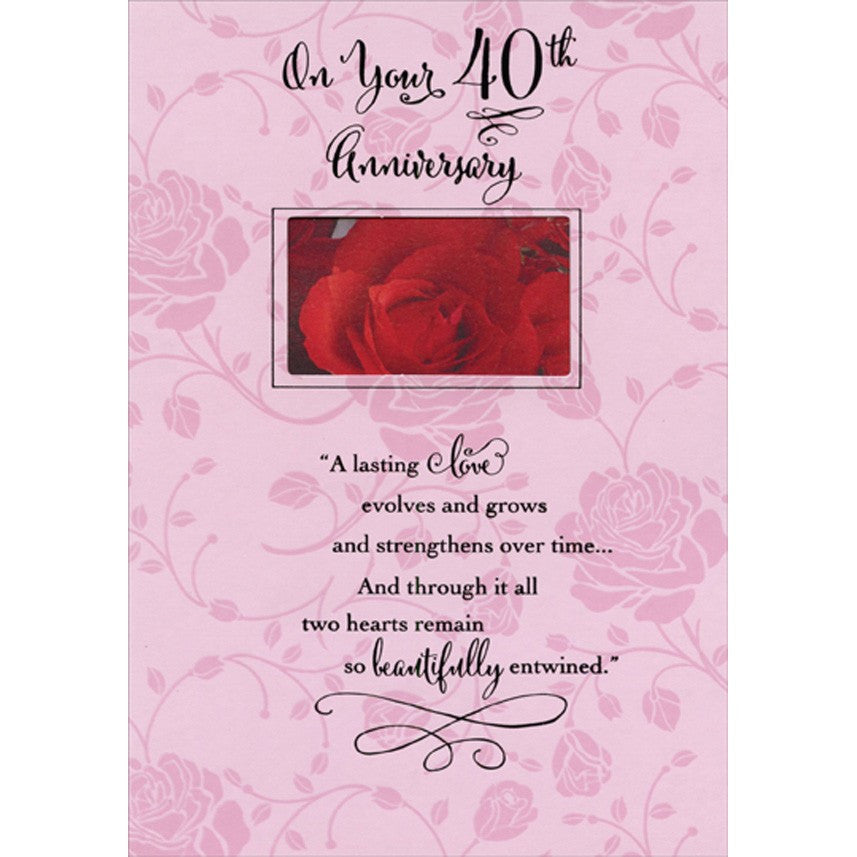 40th Anniversary Card