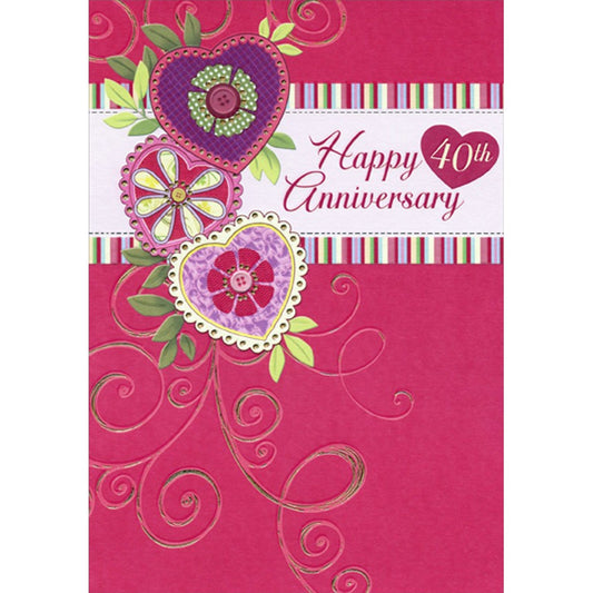 40th Anniversary Card