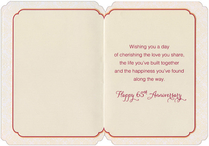 65th Anniversary Card