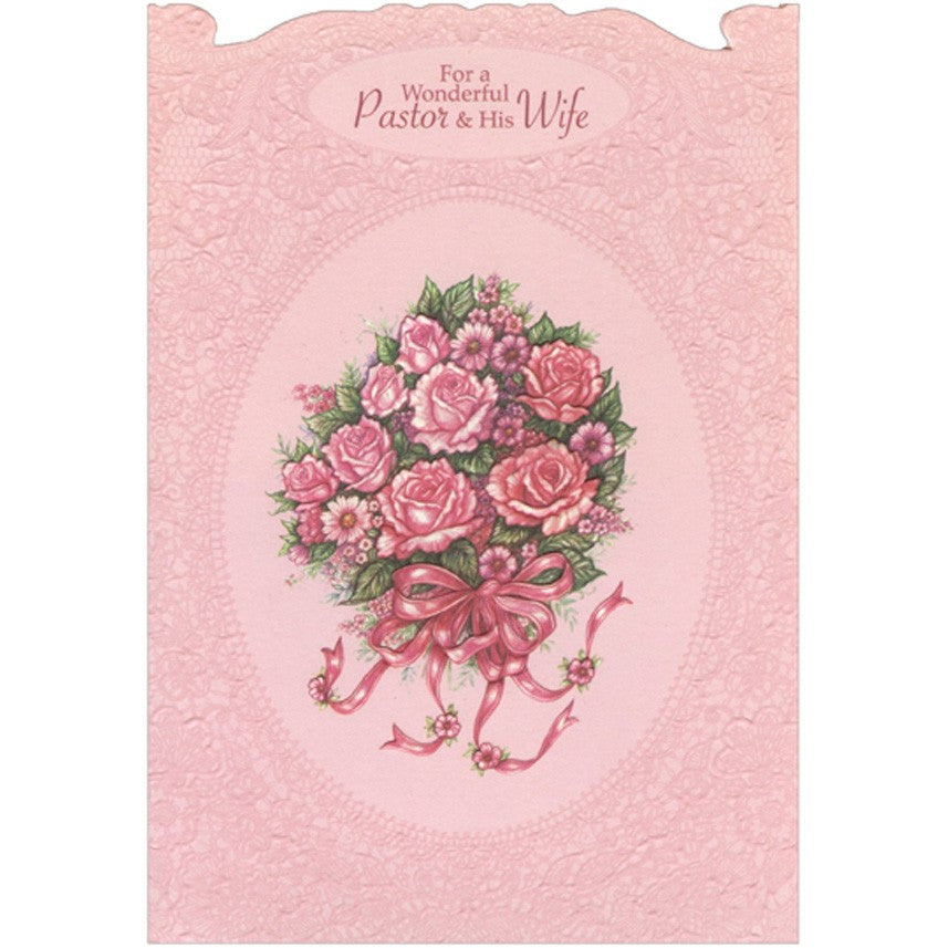 Pastor & Wife Anniversary Card