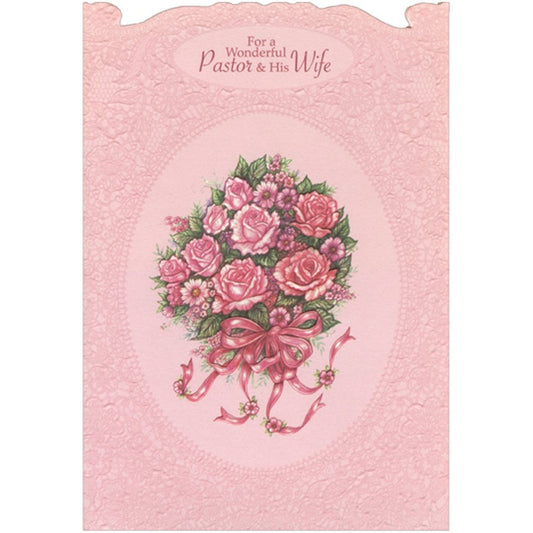 Pastor & Wife Anniversary Card