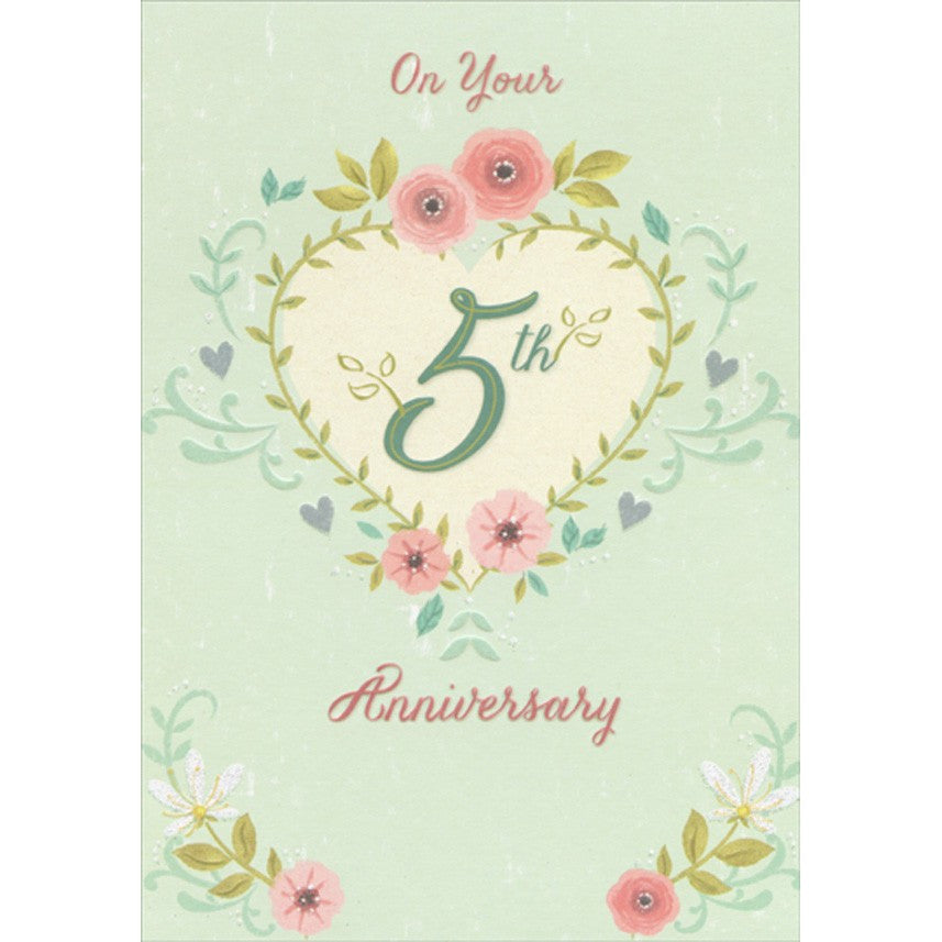 5th Anniversary Card