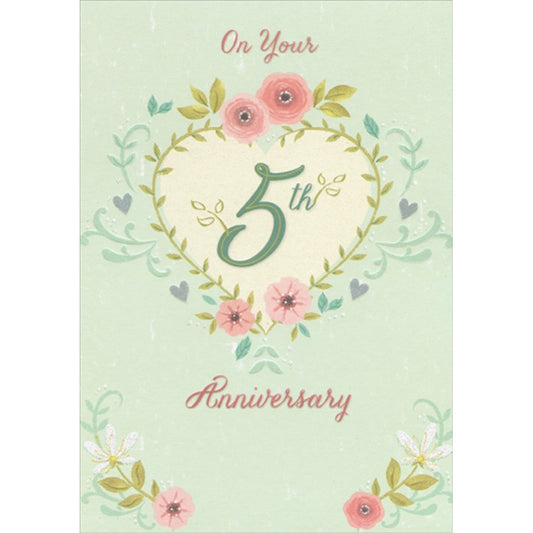 5th Anniversary Card