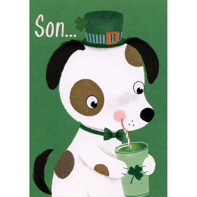 Juvenile St. Patrick's Day Card for Son