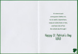 Juvenile St. Patrick's Day Card for Son