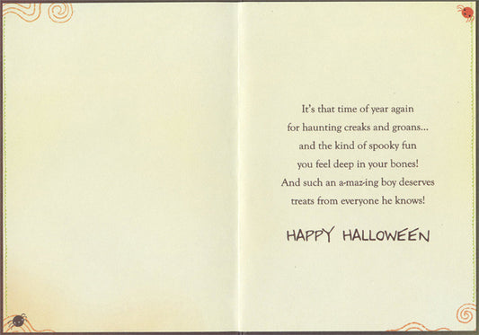 Test Your Skeleton Skills - Maze Halloween Card