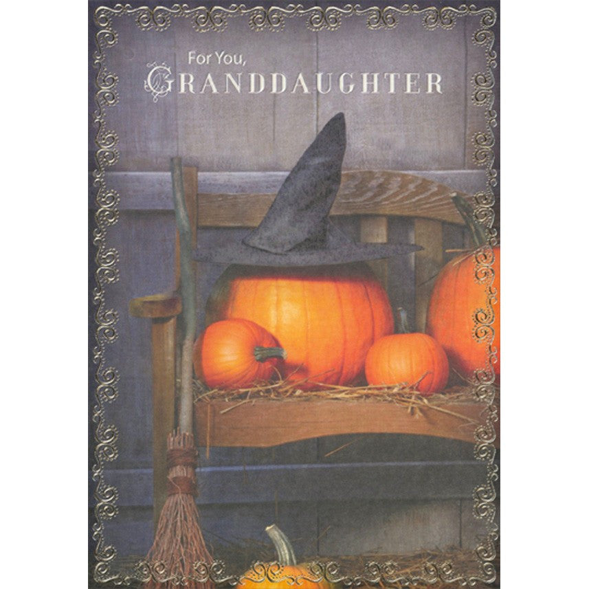 Granddaughter Halloween Card