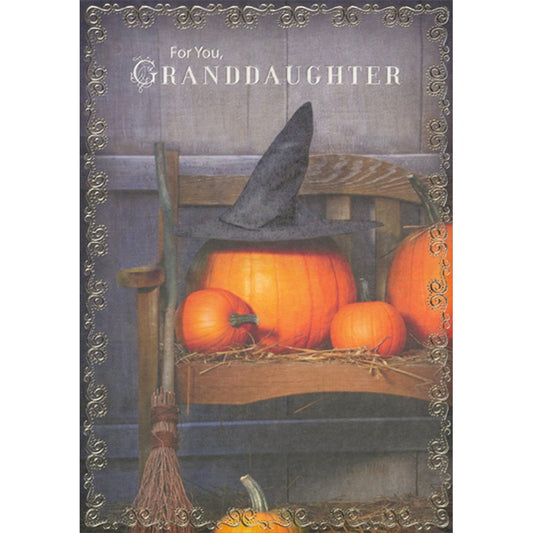 Granddaughter Halloween Card