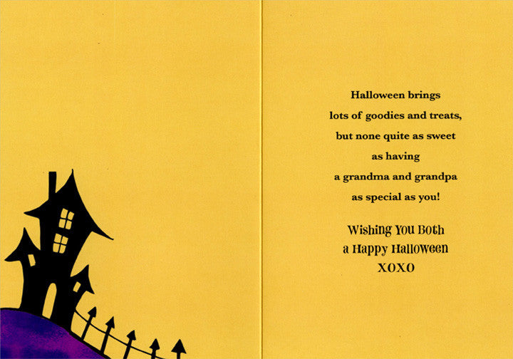 Halloween Card - Grandpa and Grandpa From Child