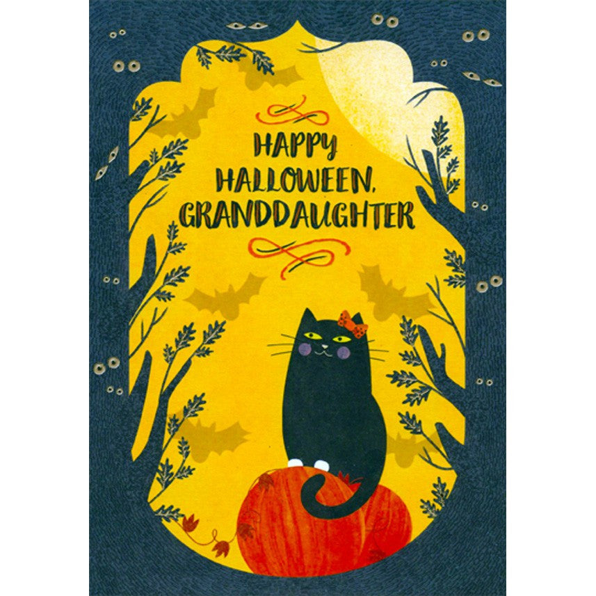 Preteen Granddaughter Halloween Card