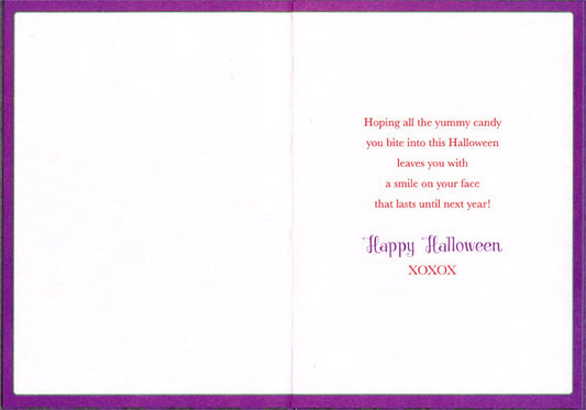 Young Grandson Halloween Card
