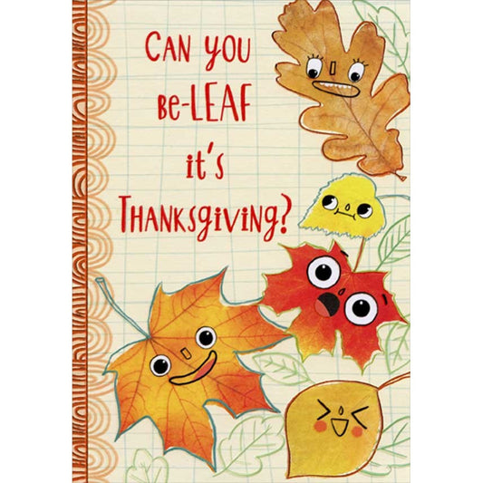 For Kids Thanksgiving Card