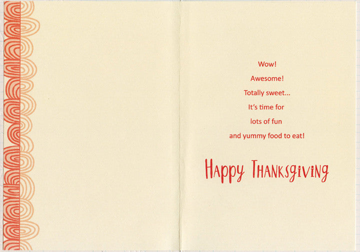 For Kids Thanksgiving Card