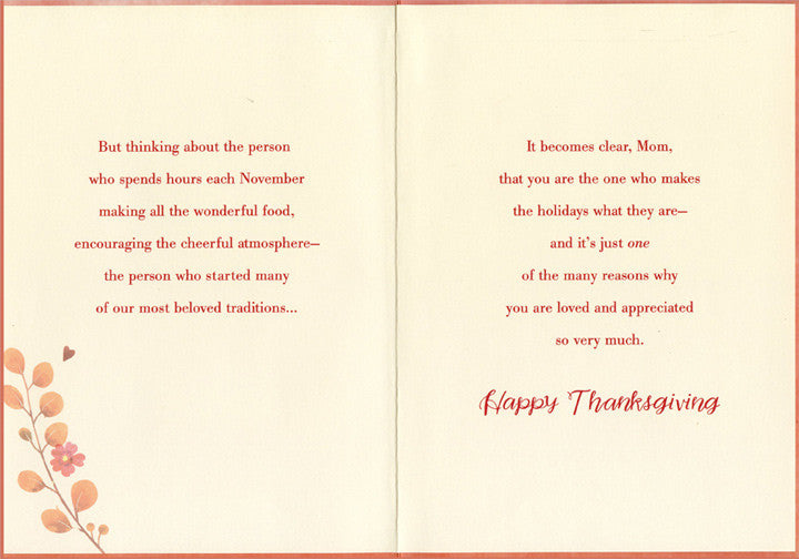 Thanksgiving - Mom