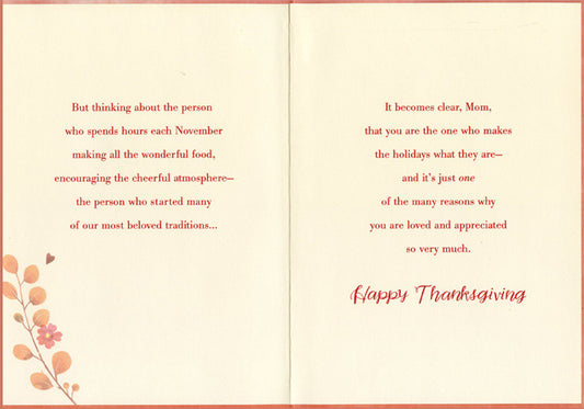 Thanksgiving - Mom