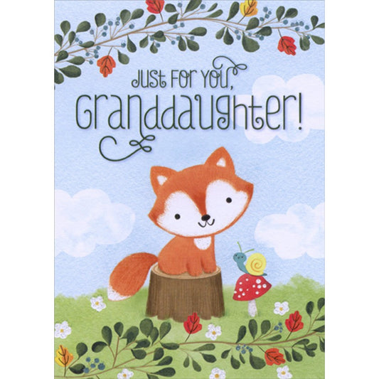 Happy Thanksgiving Granddaughter Card