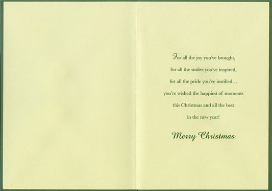 Grandson Christmas Card