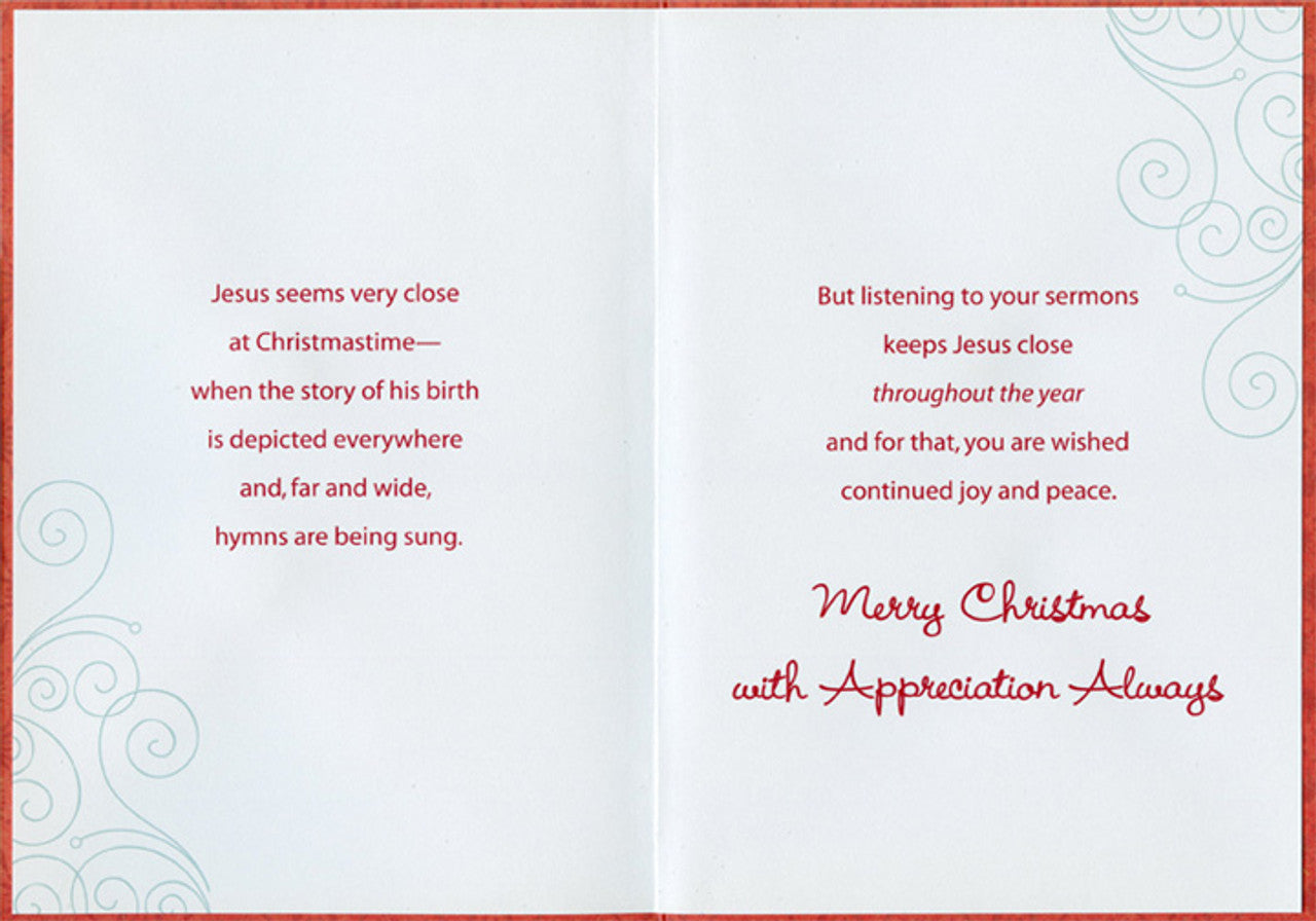 Priest Christmas Card
