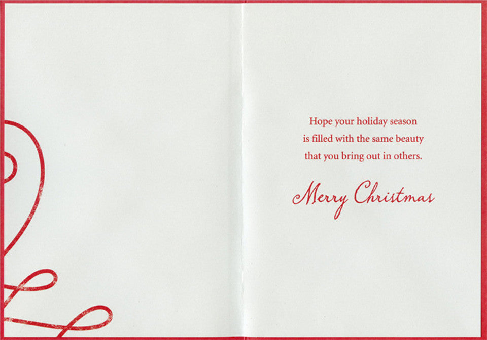 Hairdresser Christmas Card